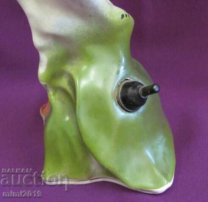 Delivery of 60's Vintich Porcelain Figure for Night Lamp-Parrot