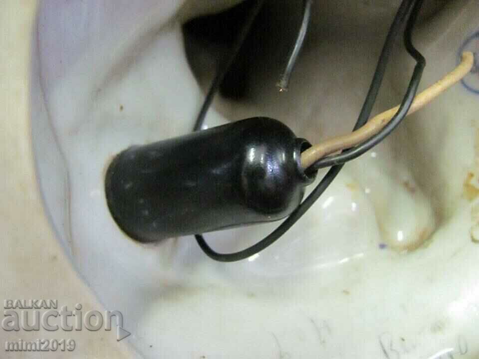 60's Vintich Porcelain Figure for Night Lamp-Parrot - 7 60's Vintich Porcelain Figure for Night Lamp-Parrot - 7