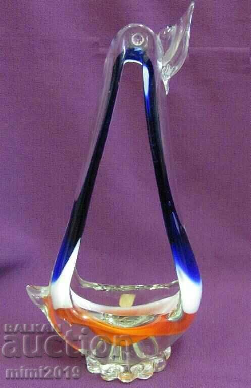 Auction Vintich Crystal Flower Figurine Auction Vintich Crystal Flower Figurine