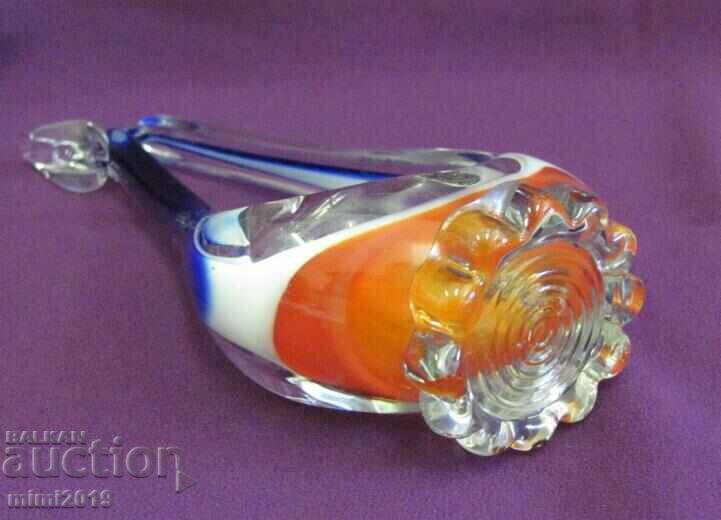 Vintich Crystal Flower Figurine - 7 Vintich Crystal Flower Figurine - 7