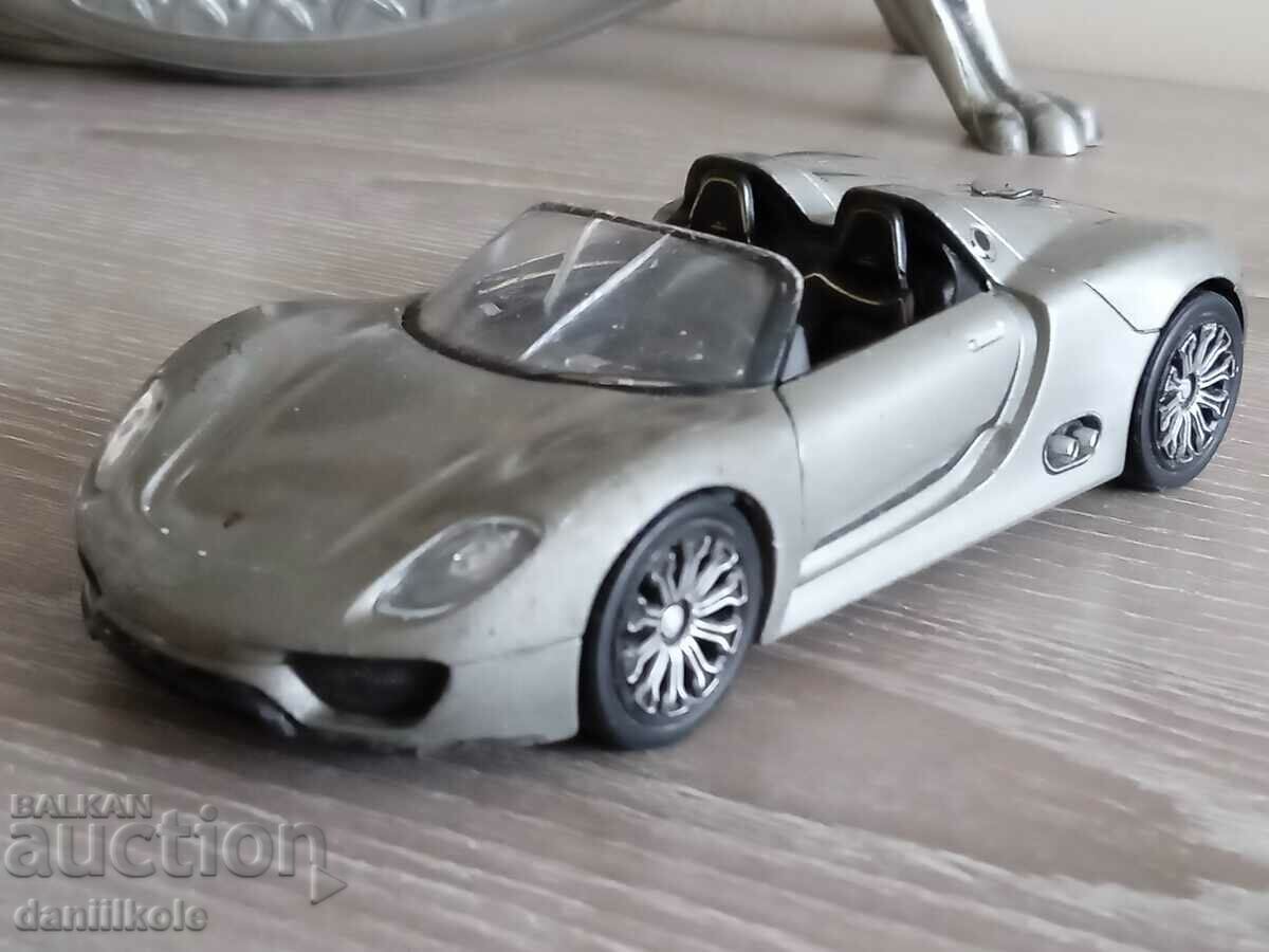 *$*Y*$* METAL PORSCHE 918 SPIDER CABRIO - WELLY *$*Y*$* with price 17.00 BGN | € 8.69