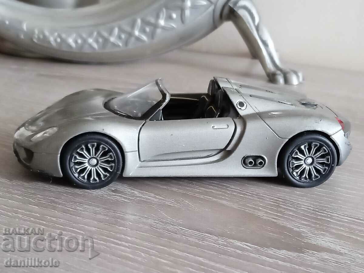 *$*Y*$* METAL PORSCHE 918 SPIDER CABRIO - WELLY *$*Y*$* - 5