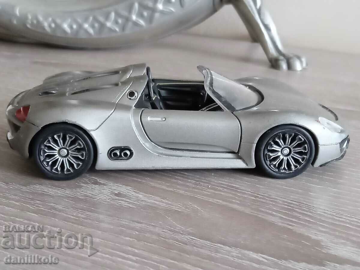 *$*Y*$* METAL PORSCHE 918 SPIDER CABRIO - WELLY *$*Y*$* - 6