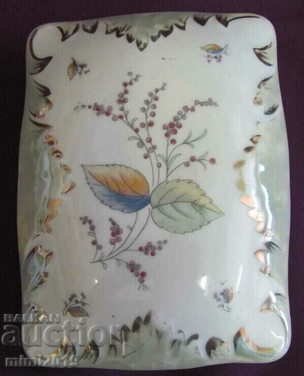 Vintich Porcelain Jewelry Box Marked - 5 Vintich Porcelain Jewelry Box Marked - 5