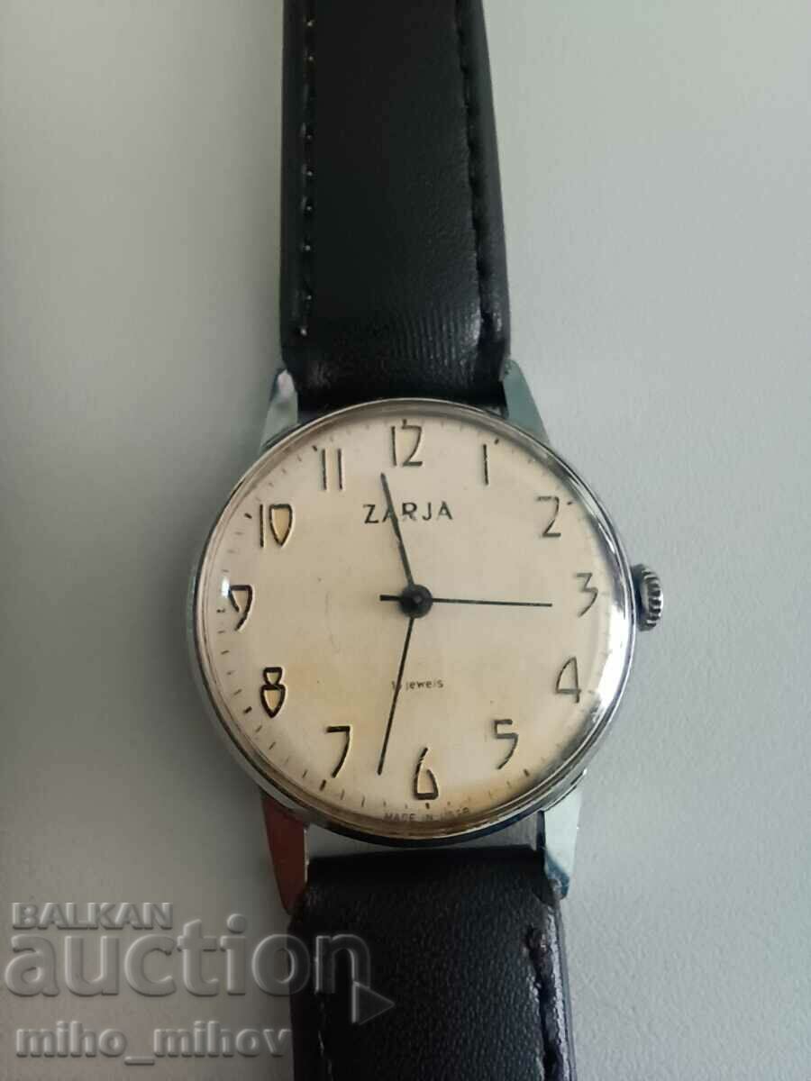 Стар мъжки часовник Заря