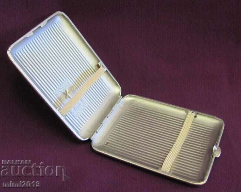 Snuffbox din metal Vintich din anii 60 Moscova URSS - 5 Snuffbox din metal Vintich din anii 60 Moscova URSS - 5