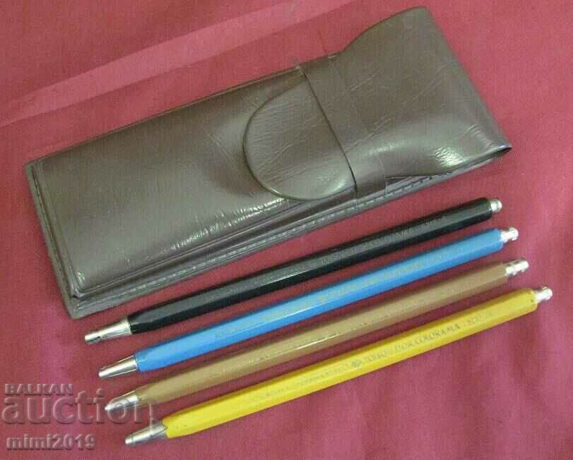 Vintich Set Pen Pencils Czechoslovakia
