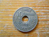 10 centimes 1919 - Τυνησία (γαλλική αποικία)
