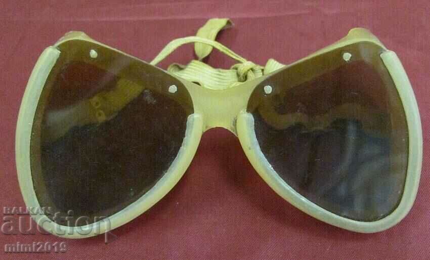 Ochelari de soare de siguranță Art Deco anilor 40