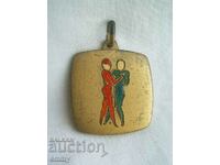 Badge, medal dance couples