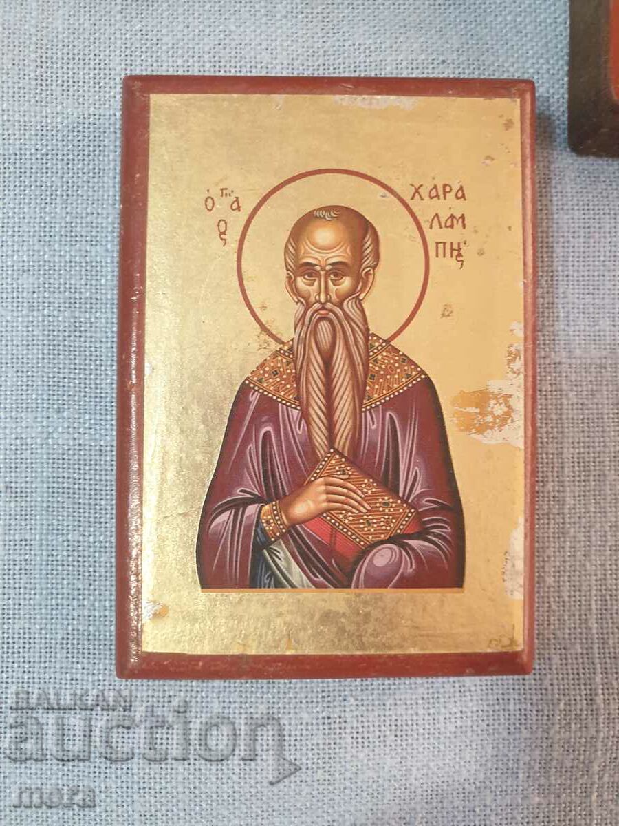 Auction  Lot 4 - old household icons - 5 pieces