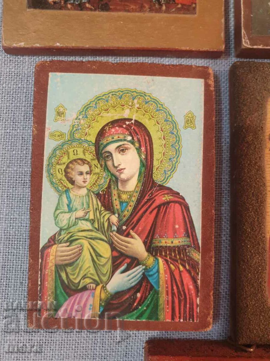 Auction Lot 6 - old household icons - 5 pieces Auction Lot 6 - old household icons - 5 pieces