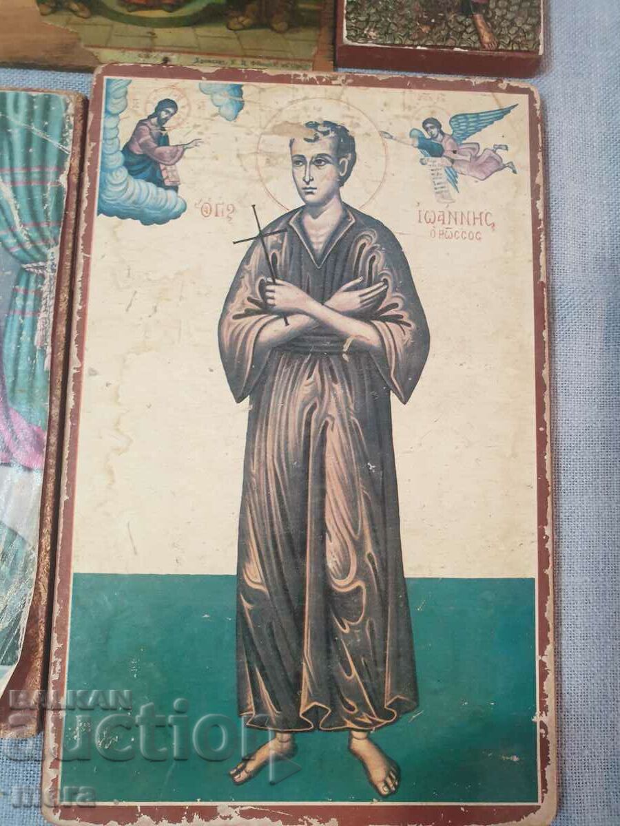 Lot 9 - old household icons - 5 pieces - 6 Lot 9 - old household icons - 5 pieces - 6