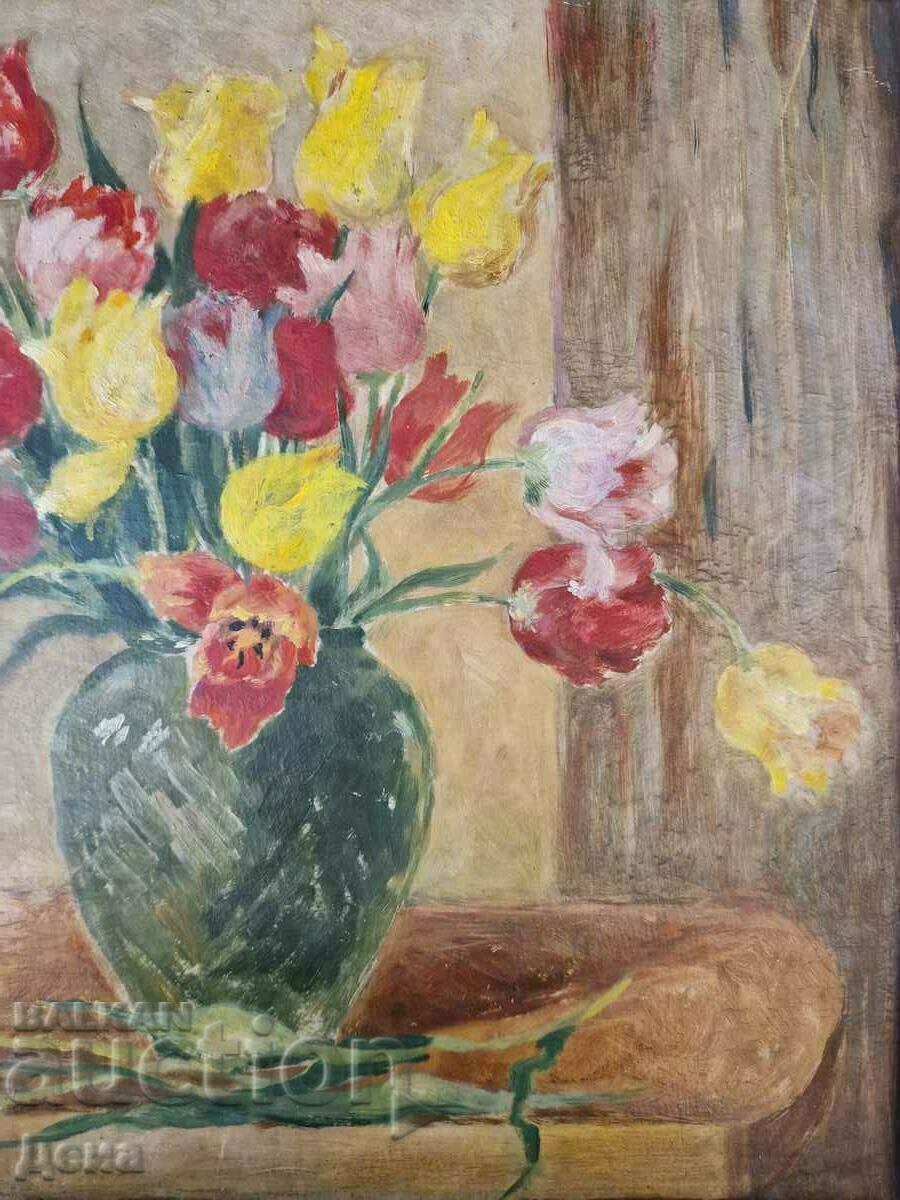 Delivery of Old oil painting Delivery of Old oil painting