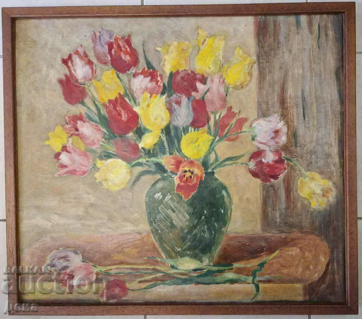 Old oil painting