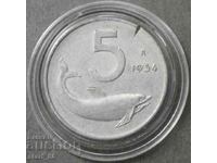 Italia 5 lire 1954