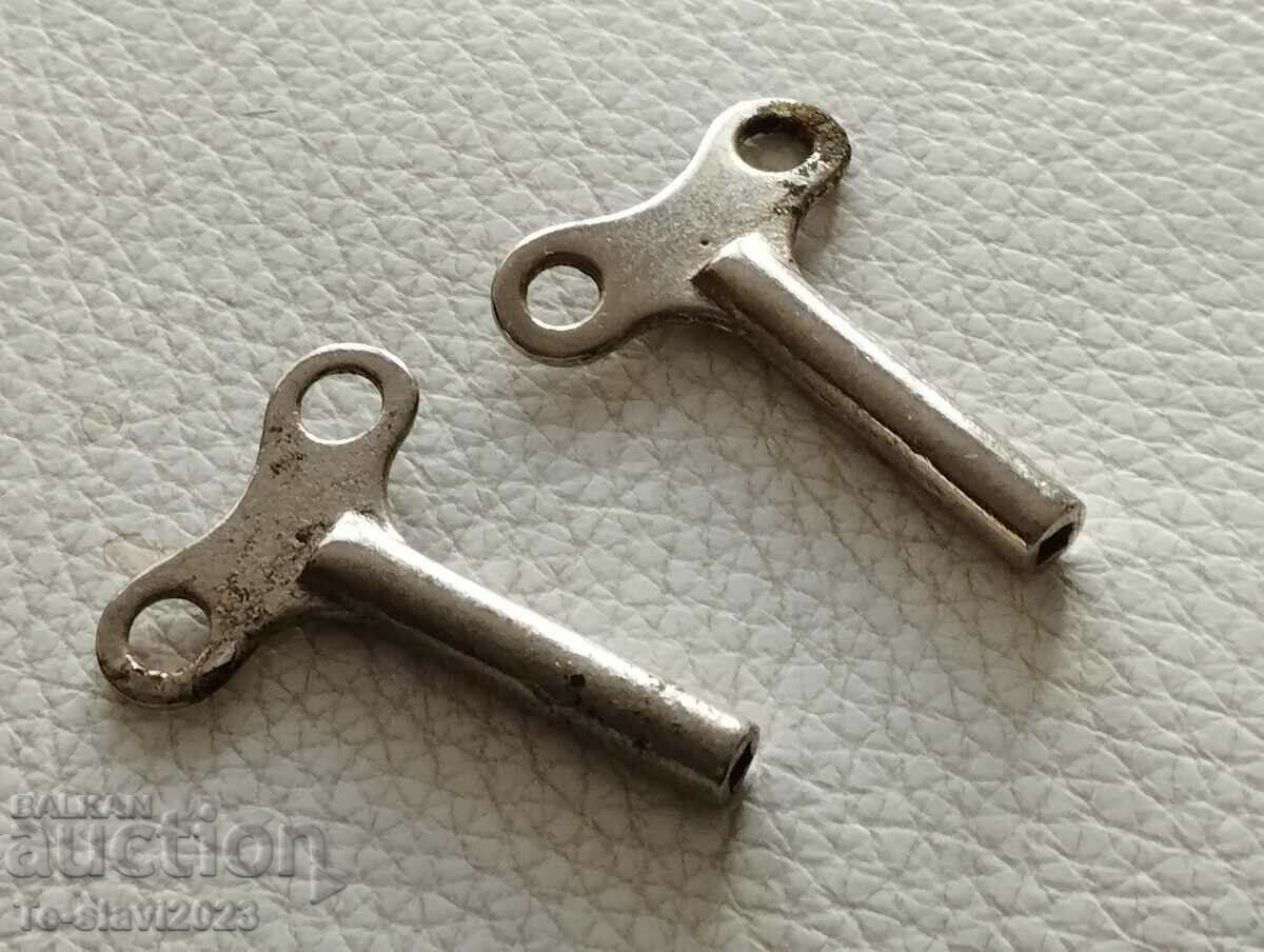 Old key for a mechanical toy - 2 pcs