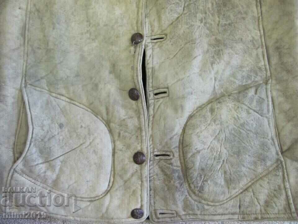 World War II Leather Military Waistcoat Kingdom of Bulgaria with price 120.00 BGN | € 61.36 World War II Leather Military Waistcoat Kingdom of Bulgaria with price 120.00 BGN | € 61.36