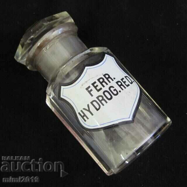 Delivery of 19th Century Medical Apothecary Glass Bottle