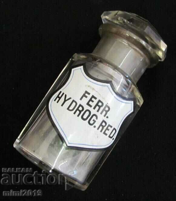 19th Century Medical Apothecary Glass Bottle - 5