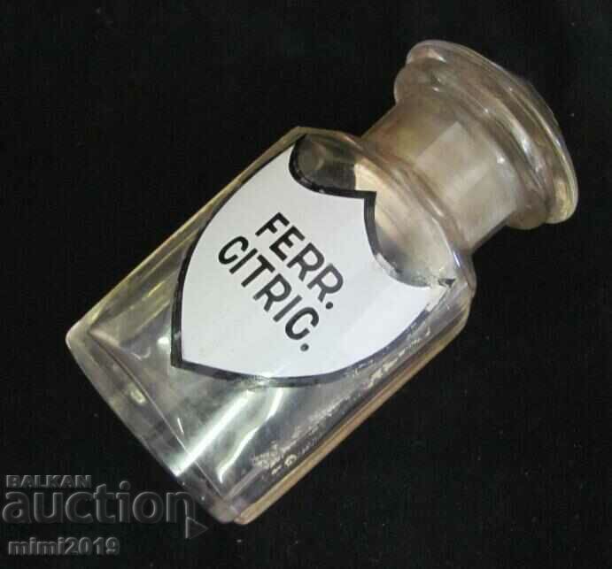 19th Century Medical Apothecary Glass Bottle - 6