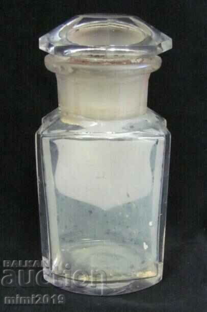 Γυάλινη φιάλη ιατρικής φαρμακοποιίας του 19ου αιώνα - 6
