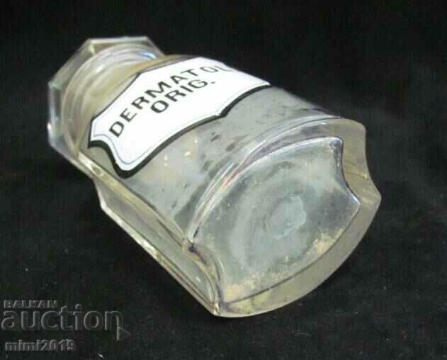 Γυάλινη φιάλη ιατρικής φαρμακοποιίας του 19ου αιώνα - 7