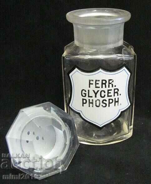 19th Century Medical Apothecary Glass Bottle with price 75.00 BGN | € 38.35 19th Century Medical Apothecary Glass Bottle with price 75.00 BGN | € 38.35