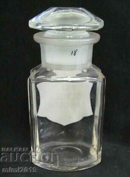 Delivery of 19th Century Medical Apothecary Glass Bottle Delivery of 19th Century Medical Apothecary Glass Bottle