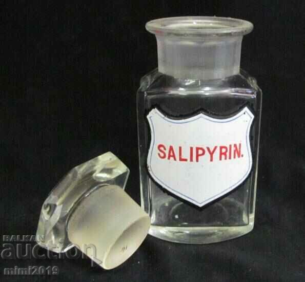 19th Century Medical Apothecary Glass Bottle with price 90.00 BGN | € 46.02 19th Century Medical Apothecary Glass Bottle with price 90.00 BGN | € 46.02