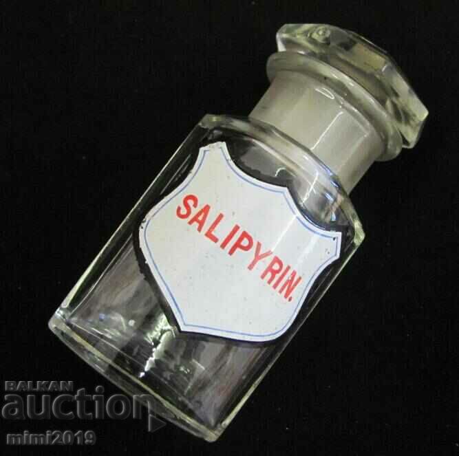 19th Century Medical Apothecary Glass Bottle - 6 19th Century Medical Apothecary Glass Bottle - 6