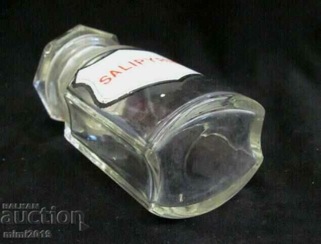 19th Century Medical Apothecary Glass Bottle - 7 19th Century Medical Apothecary Glass Bottle - 7