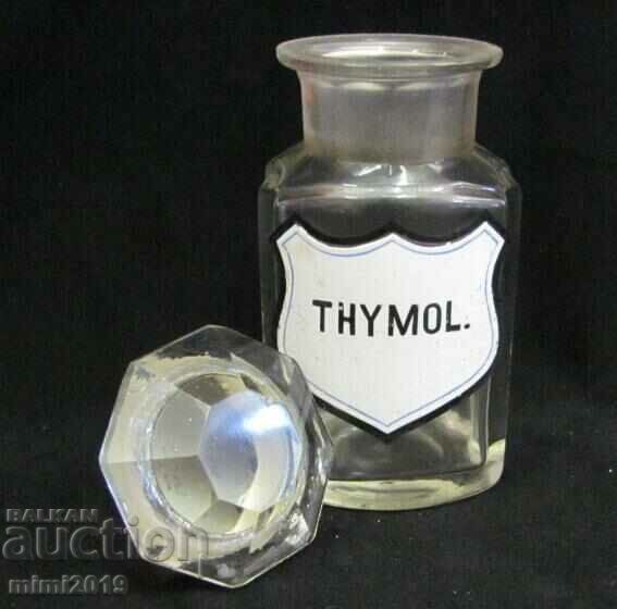 Auction  19th Century Medical Apothecary Glass Bottle