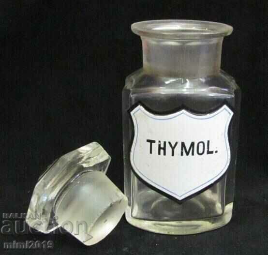 19th Century Medical Apothecary Glass Bottle - 5