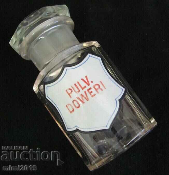 Sticla de sticlă de farmacie medicală din secolul al XIX-lea - 5 Sticla de sticlă de farmacie medicală din secolul al XIX-lea - 5