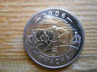 5 kwacha 2006 - Malawi (bimetal)