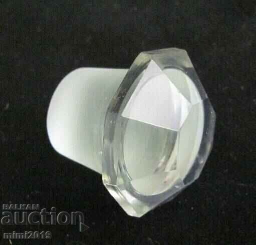 Δημοπρασία Γυάλινη φιάλη ιατρικής φαρμακοποιίας του 19ου αιώνα