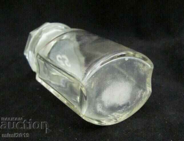 Γυάλινη φιάλη ιατρικής φαρμακοποιίας του 19ου αιώνα - 7