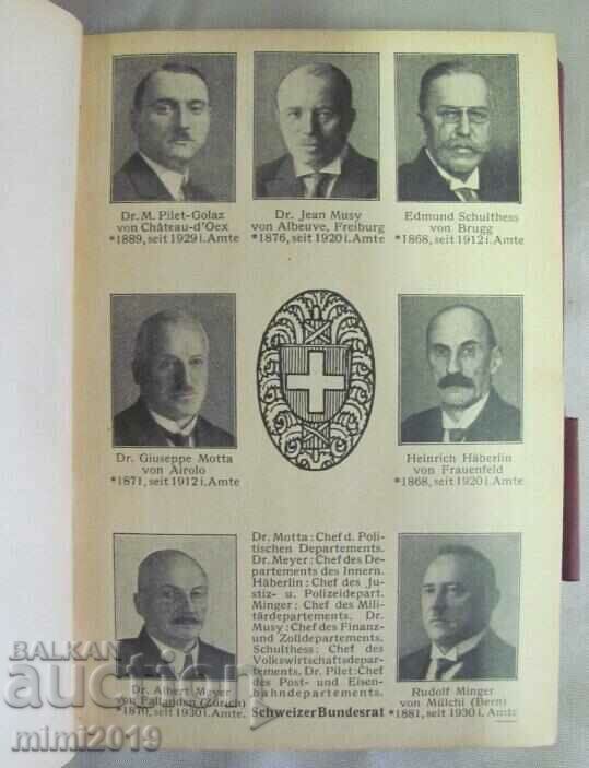 Auction 1931 Book-Calendar-Almanac Switzerland Auction 1931 Book-Calendar-Almanac Switzerland