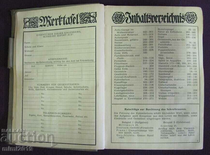 1930 Book-Calendar-Almanac Switzerland - 5 1930 Book-Calendar-Almanac Switzerland - 5