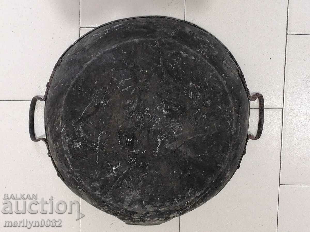 Стара медна тава, сахан, бакър, поднос, тепсия - 7 Стара медна тава, сахан, бакър, поднос, тепсия - 7