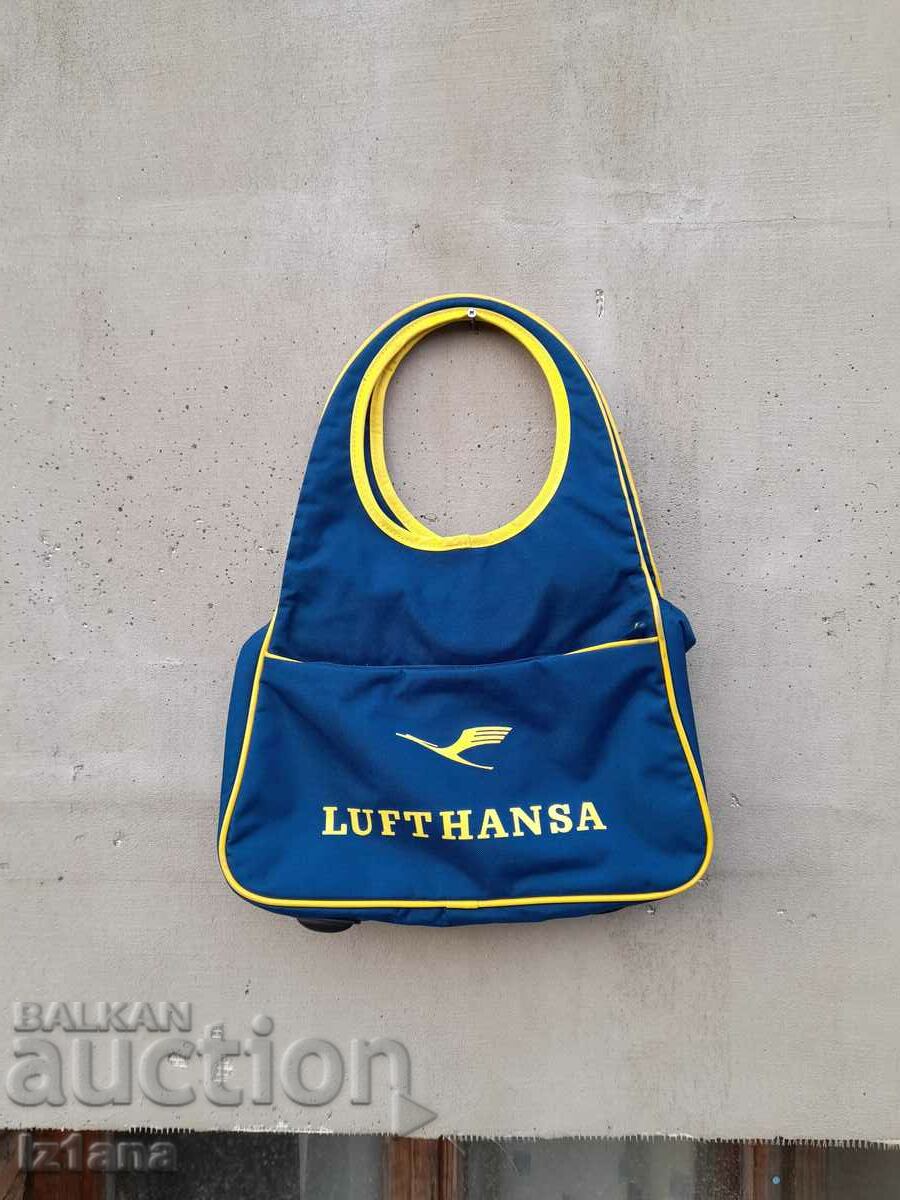 Geanta Lufthansa veche
