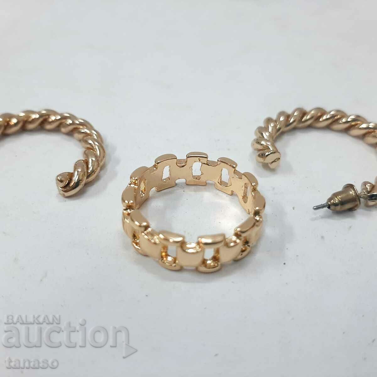 Delivery of Ring and earrings, gold-plated (8.3) Delivery of Ring and earrings, gold-plated (8.3)
