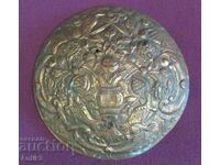 1800 Ornament de pălărie din bronz din secolul al XIX-lea