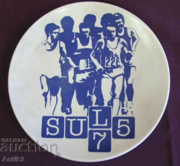 Porcelain Plate - Anniversary Souvenir Marked - 5 Porcelain Plate - Anniversary Souvenir Marked - 5