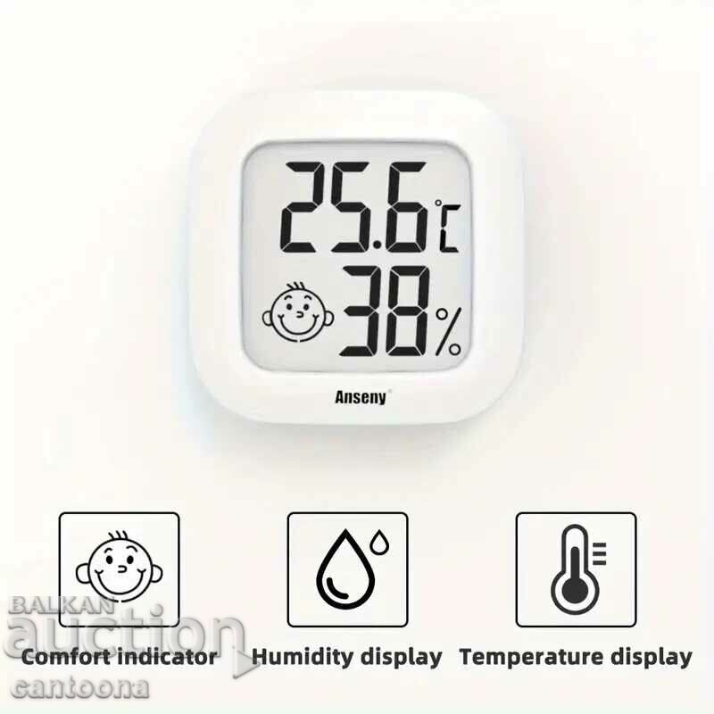 Ψηφιακό θερμόμετρο και υγρόμετρο LCD
