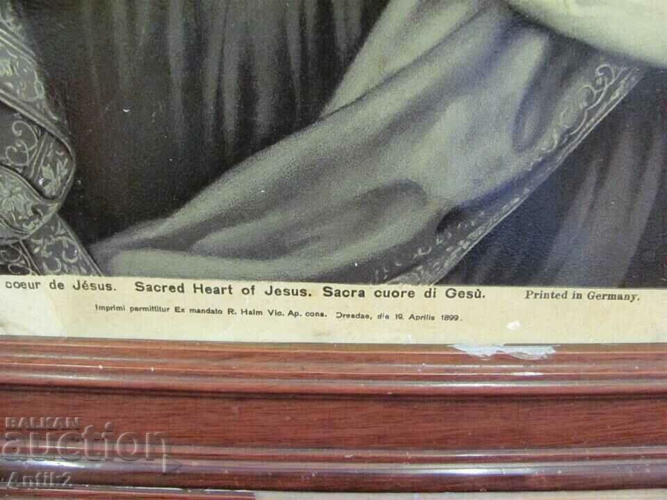 1899 Print Jesus Christ Germany - 5 1899 Print Jesus Christ Germany - 5