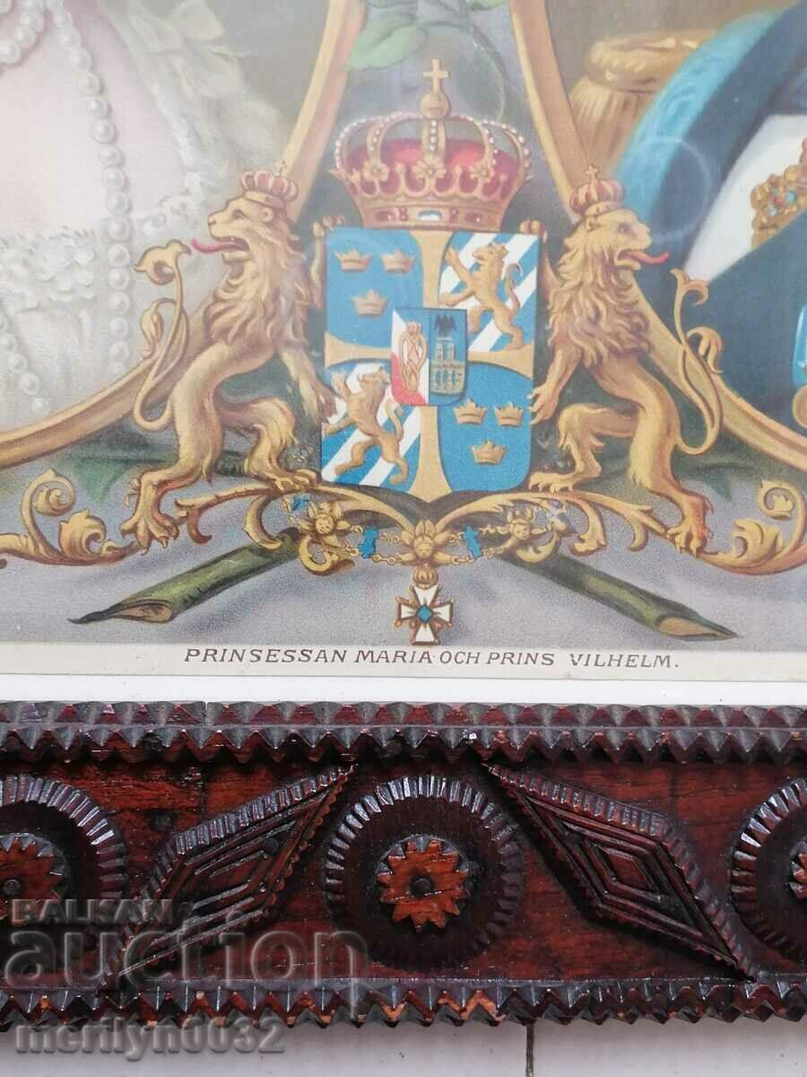 Delivery of Western lithograph Princess Maria and Prince Wilhelm ORIGINAL Delivery of Western lithograph Princess Maria and Prince Wilhelm ORIGINAL