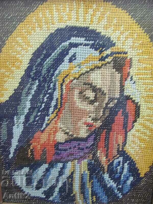 Vintich Hand Sewn Tapestry - Virgin Mary with price 40.00 BGN | € 20.45