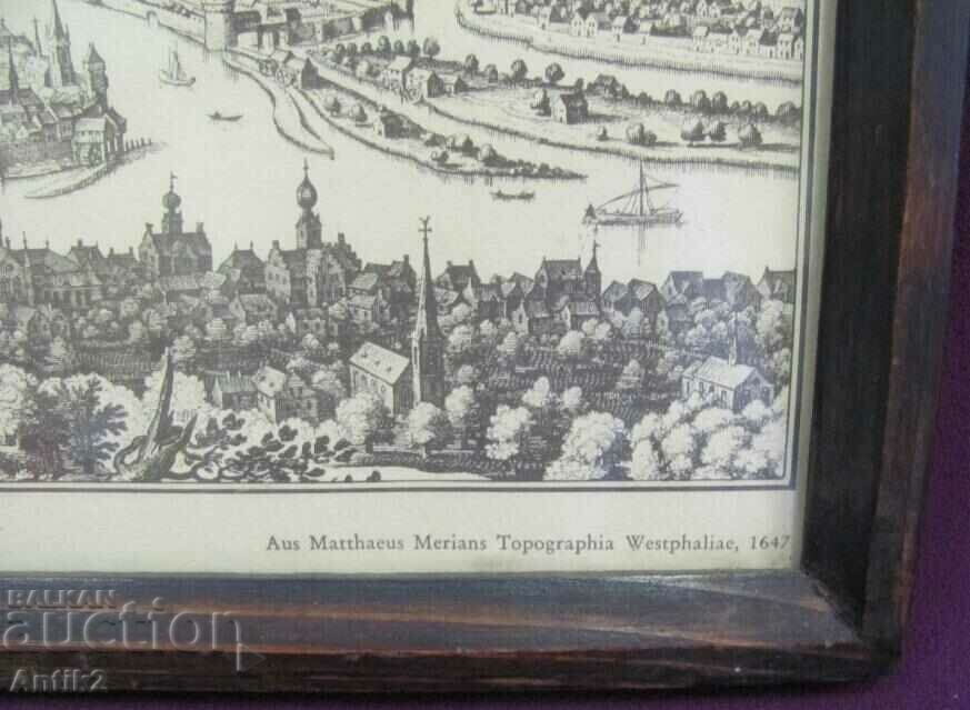 Delivery of 1647 Original Engraving Zurich very rare Delivery of 1647 Original Engraving Zurich very rare